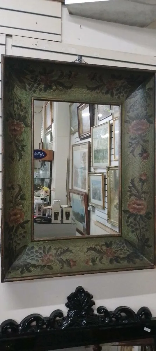 Large Very Decorative Wall Mirror - Image 1