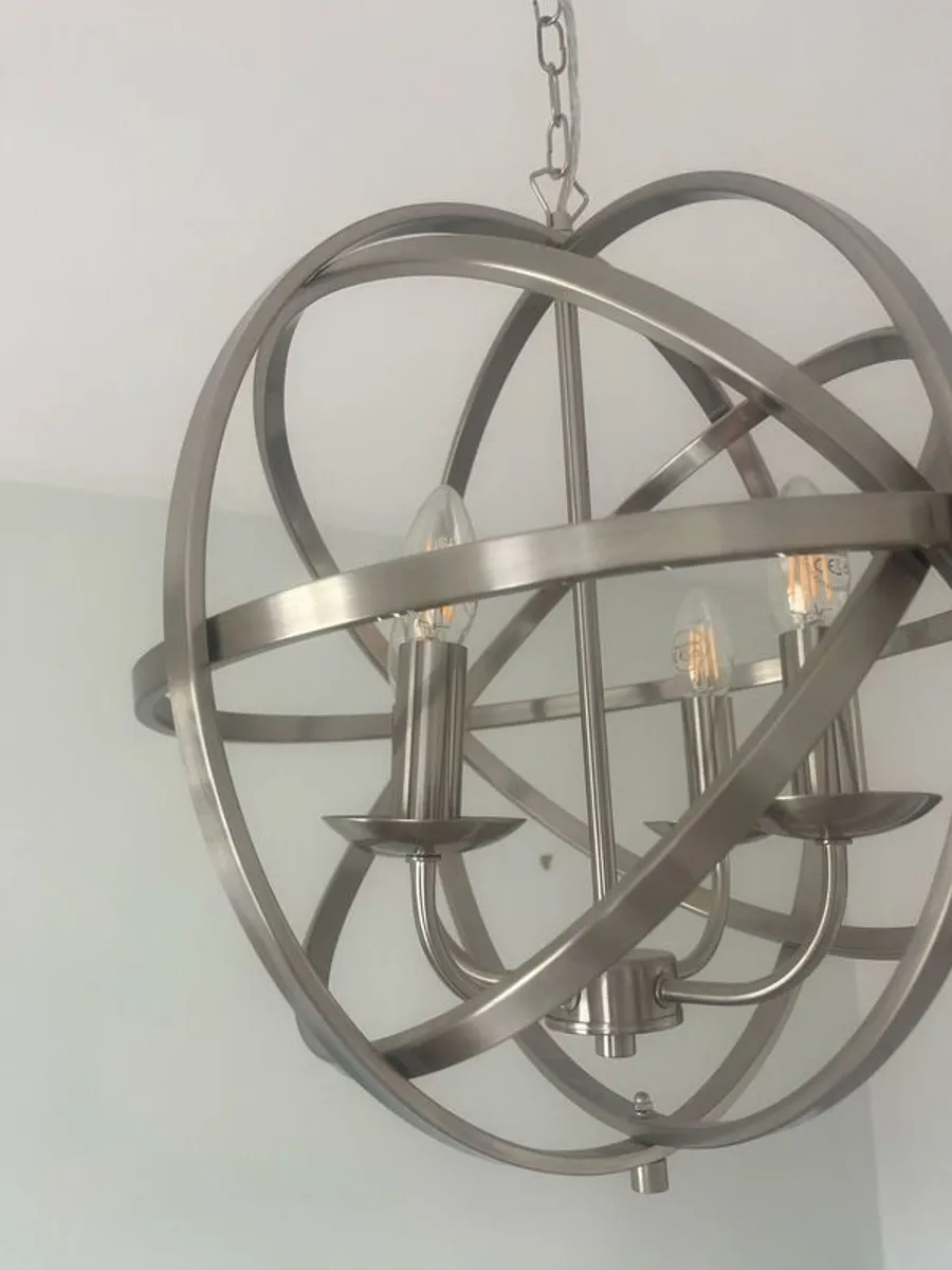 Chrome ceiling lights - Image 4