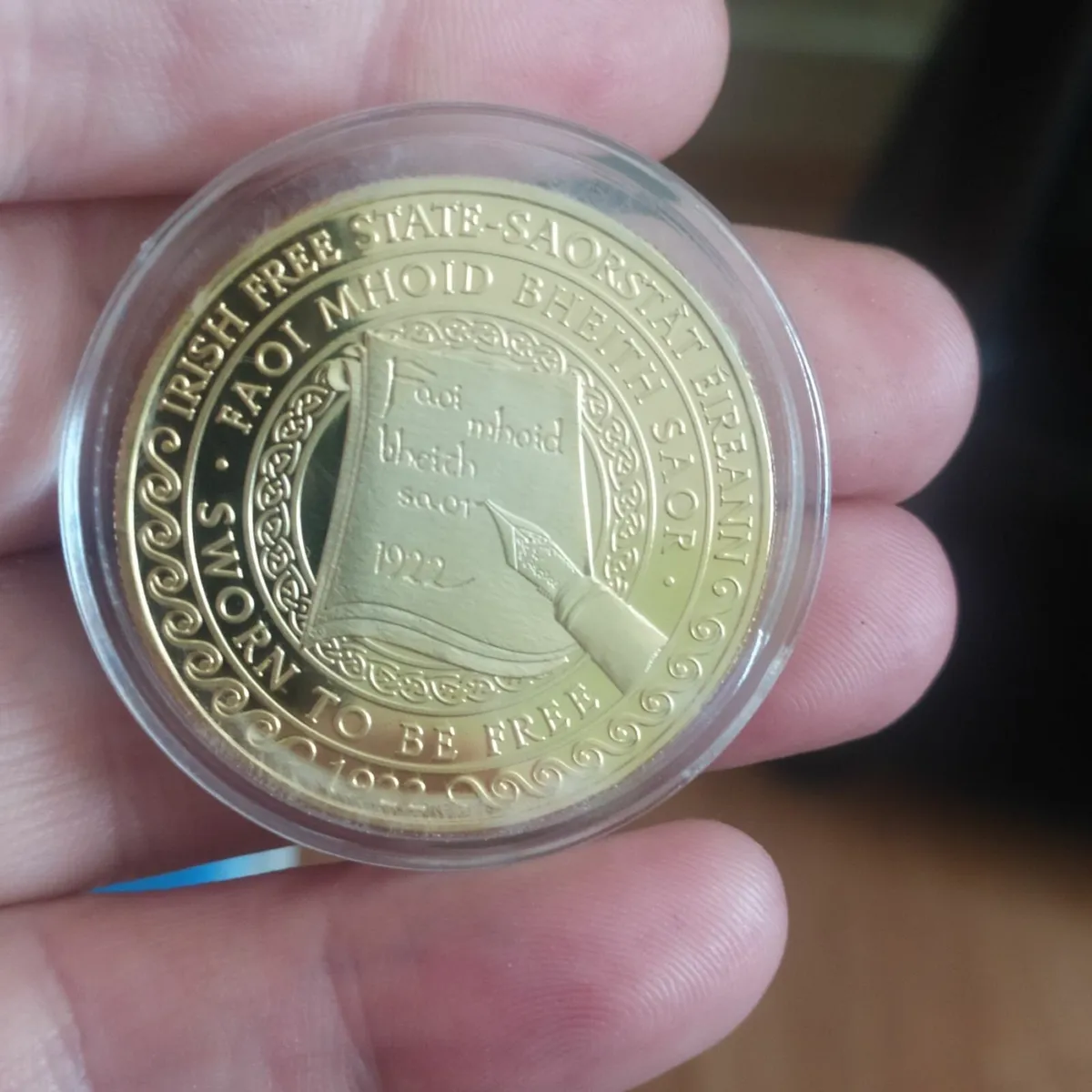 Michael Collins coin  proclamation Ireland - Image 1