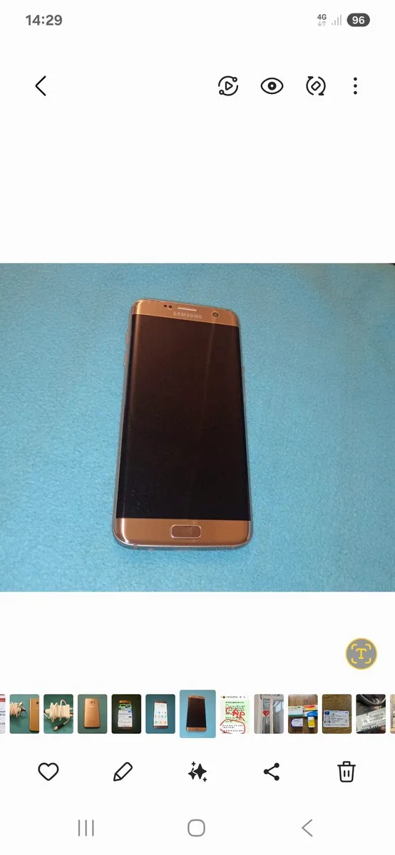 Samsung galaxy S7 Edge GOLD  (Unlocked). - Image 1