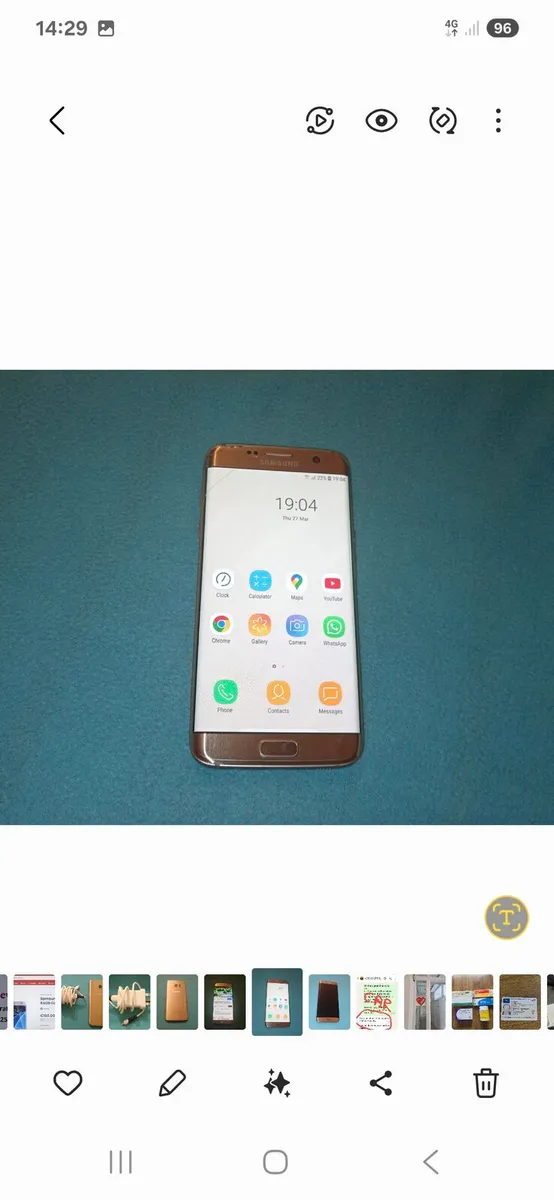 Samsung galaxy S7 Edge GOLD  (Unlocked). - Image 4