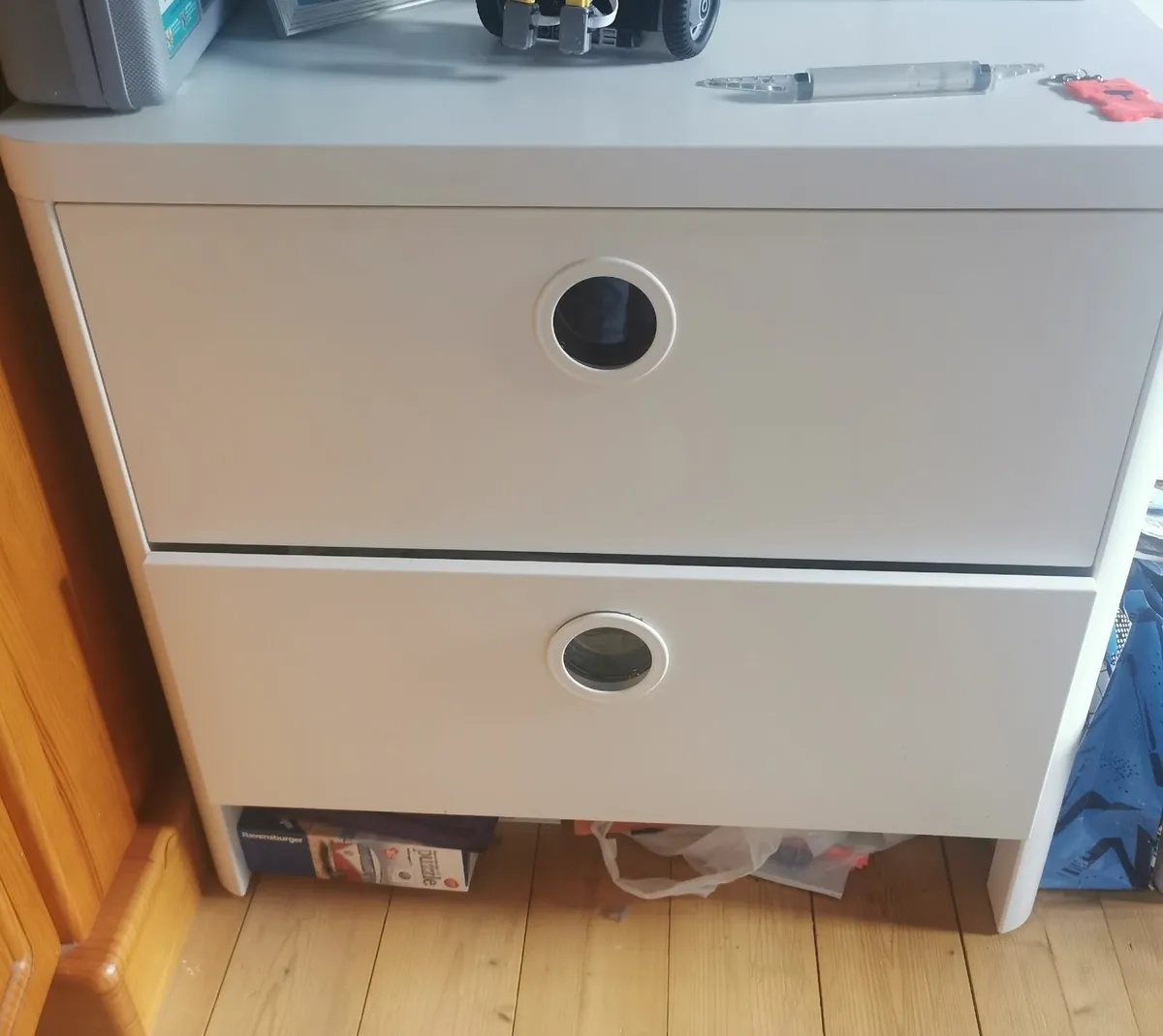 Chest of 2 drawers, white