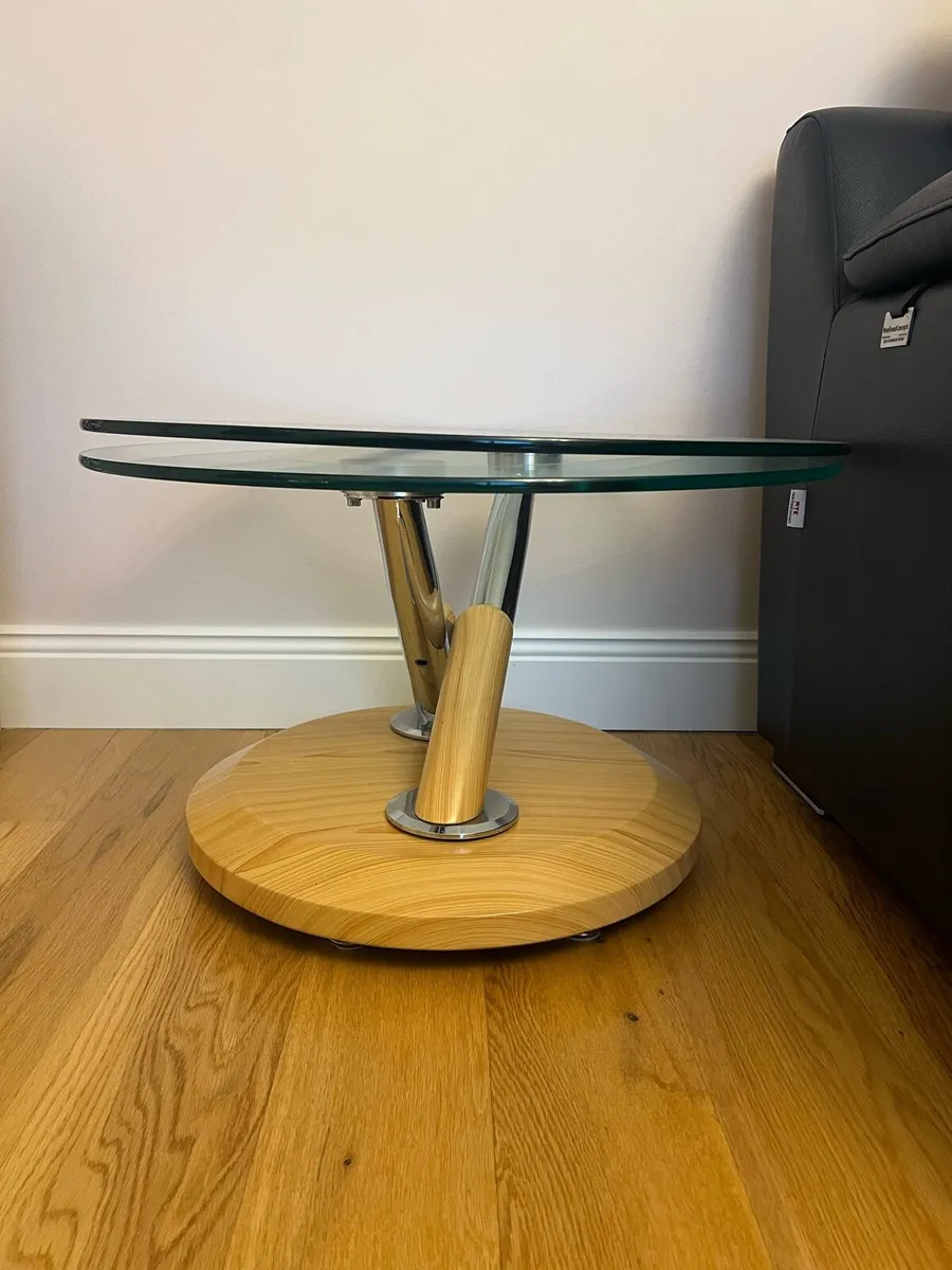 Extendable glass coffee table - Image 2
