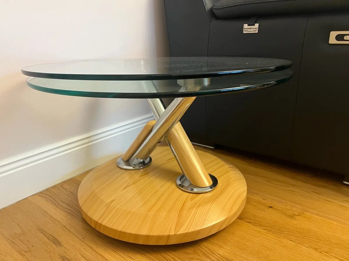 Extendable glass coffee table - Image 3