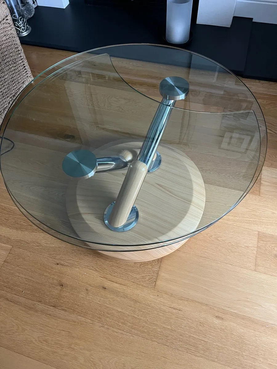Extendable glass coffee table - Image 4