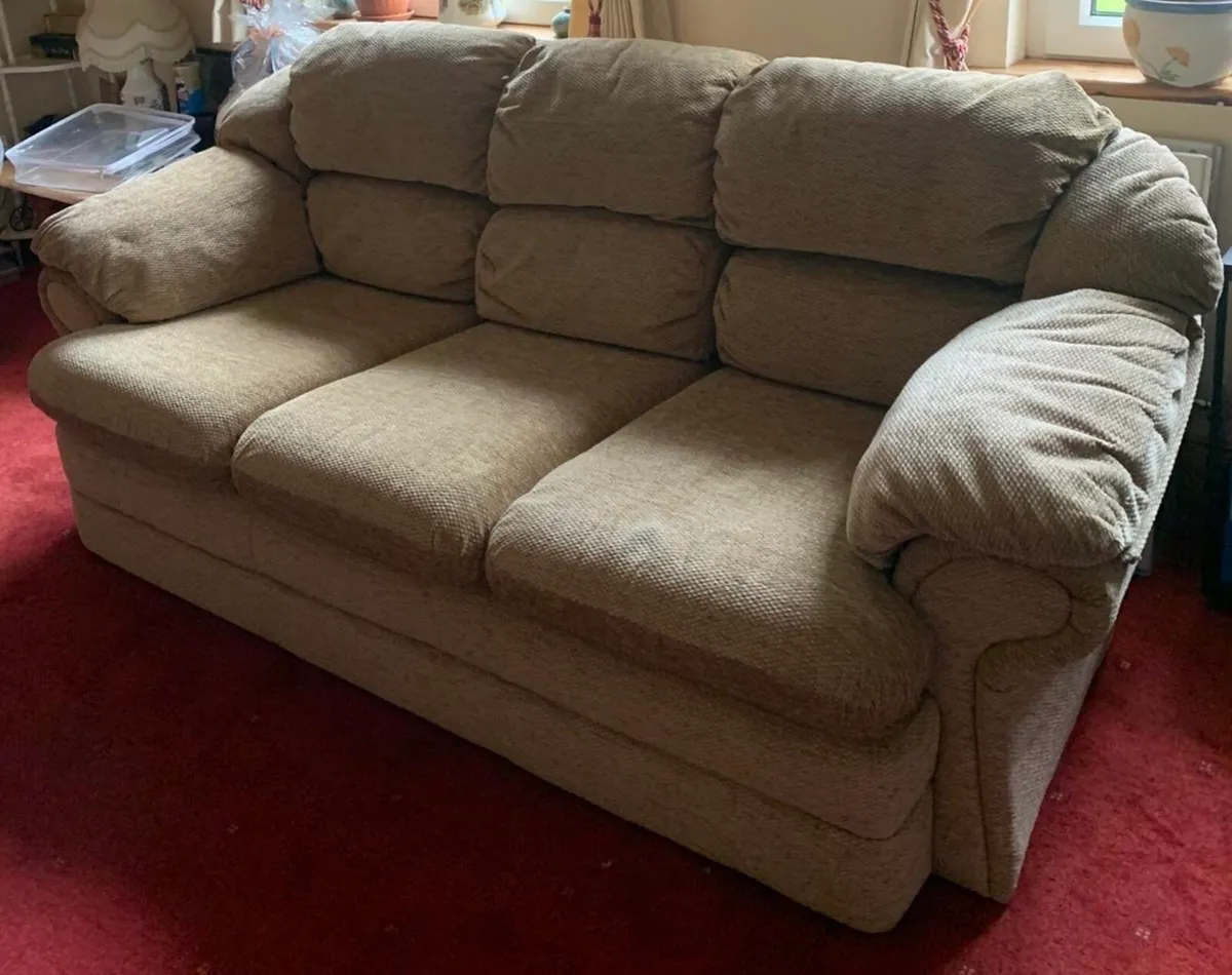 Three Seater & Two Armchairs - Image 1