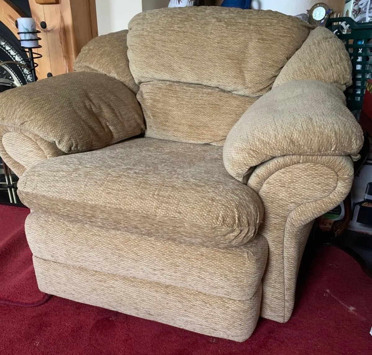 Three Seater & Two Armchairs - Image 2