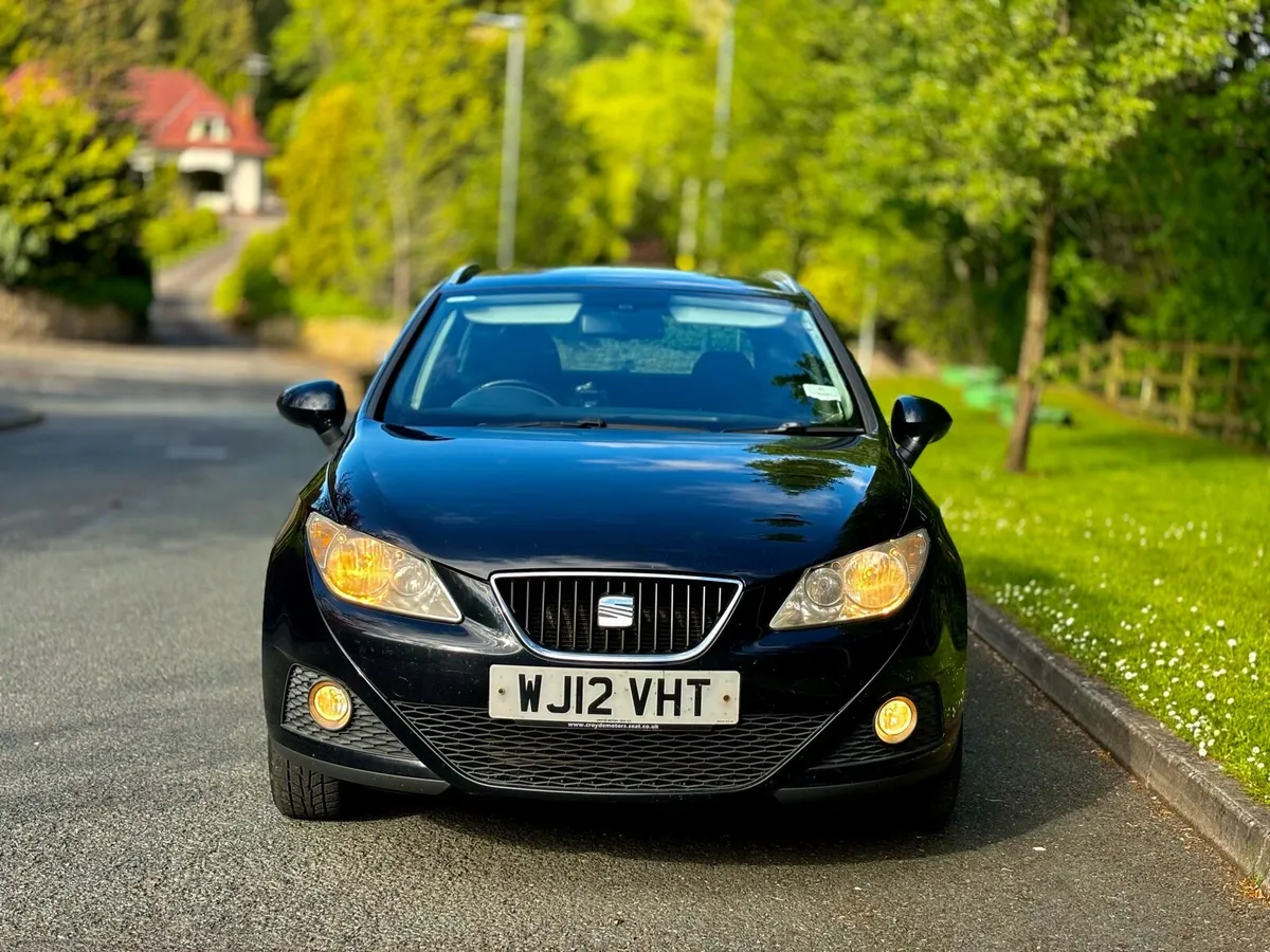 2012 Seat Ibiza Estate 1.6L TDI FSH New MOT 04/26 - Image 3