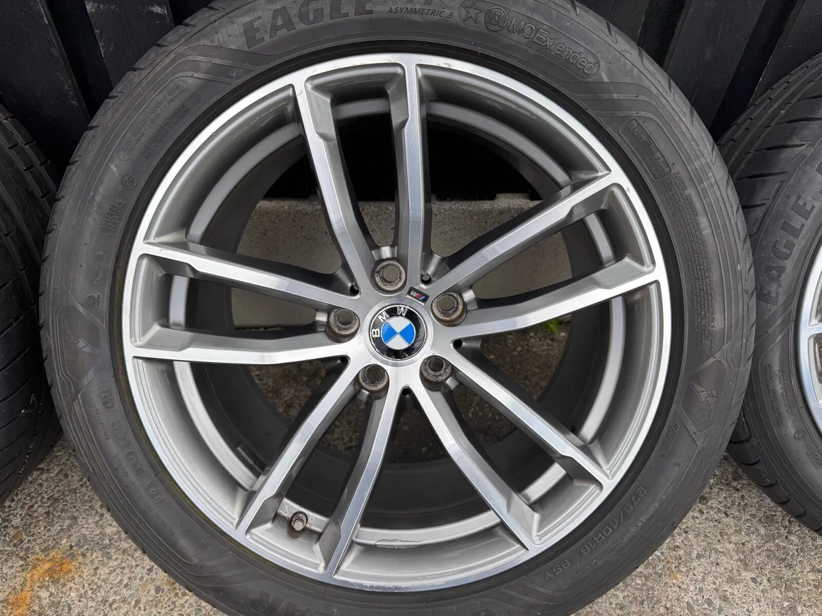 GENUINE BMW 18” WHEELS, NEW TYRES - Image 2