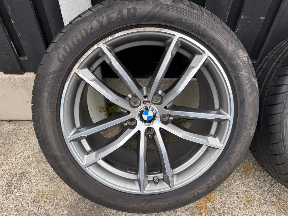 GENUINE BMW 18” WHEELS, NEW TYRES - Image 3