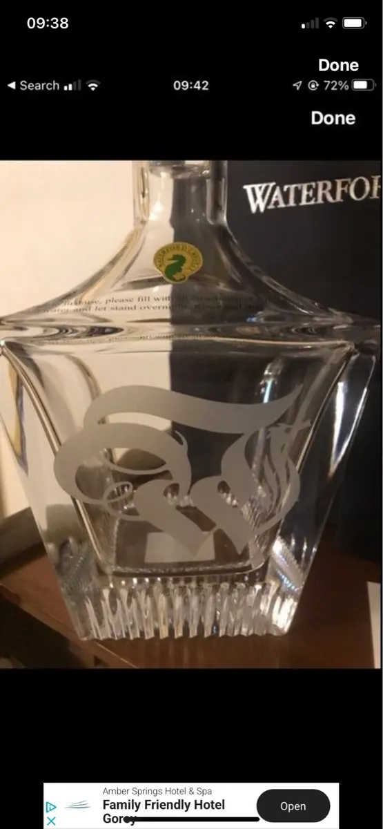 New-Waterford Crystal Short Stories Bond Decanter - Image 4