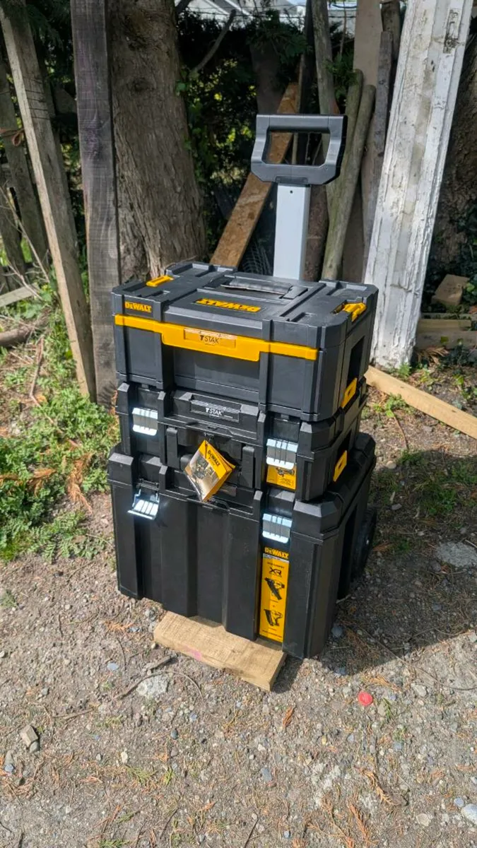 DeWalt TStak Drawer & Trolley Set - New - Image 1