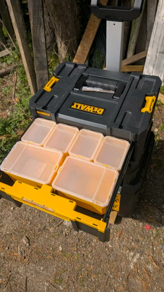 DeWalt TStak Drawer & Trolley Set - New - Image 2