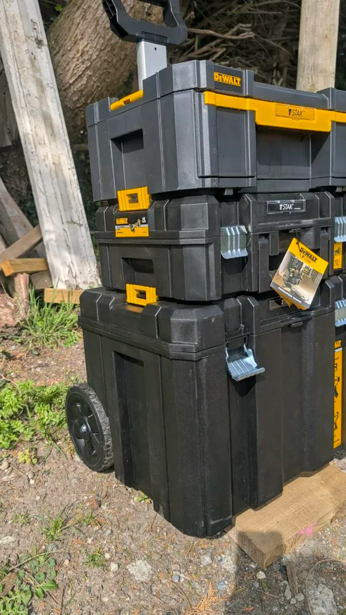 DeWalt TStak Drawer & Trolley Set - New - Image 4