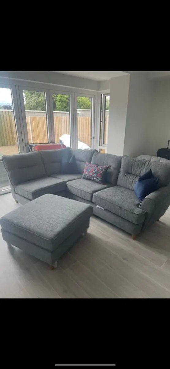 Couch and Foot Stool