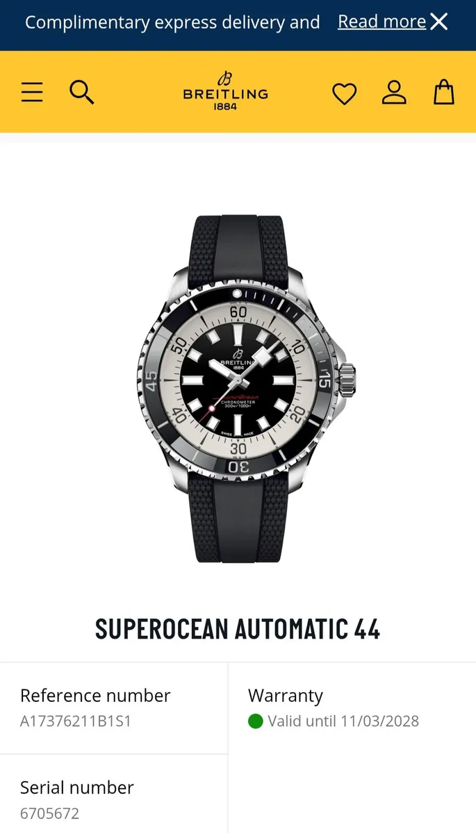 Breitling Superocean Auto 44 (rolex, omega, tudor) - Image 4