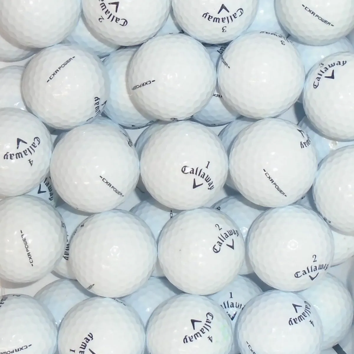 Callaway CXR Mix of Lake Golf Balls - 38 Balls