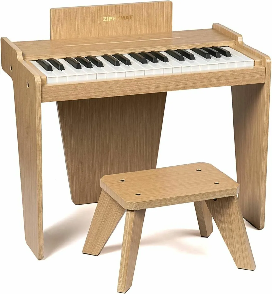 Kids Piano Keyboar 37 Keys Digital Music Oak - Image 1