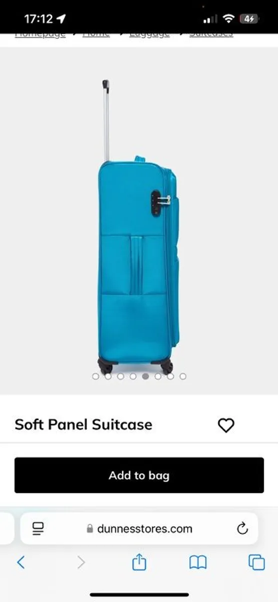 4 Medium Suitcases - Image 3