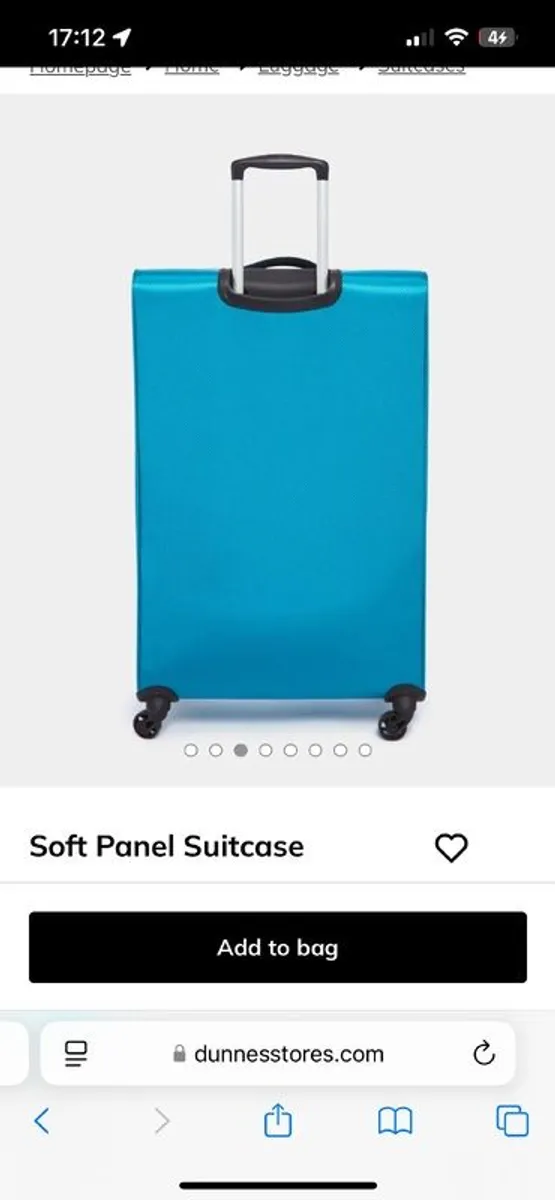 4 Medium Suitcases - Image 4