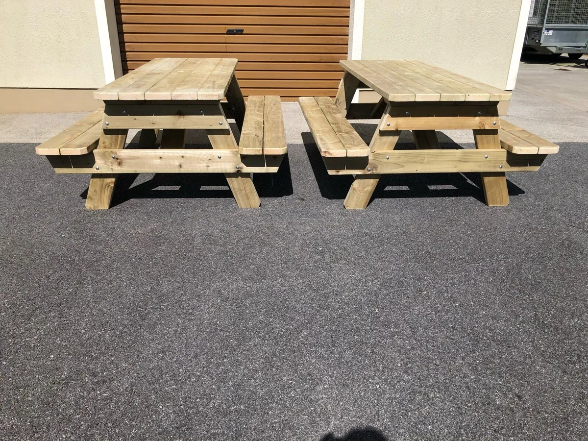 Heavy duty picnic bench - Image 3
