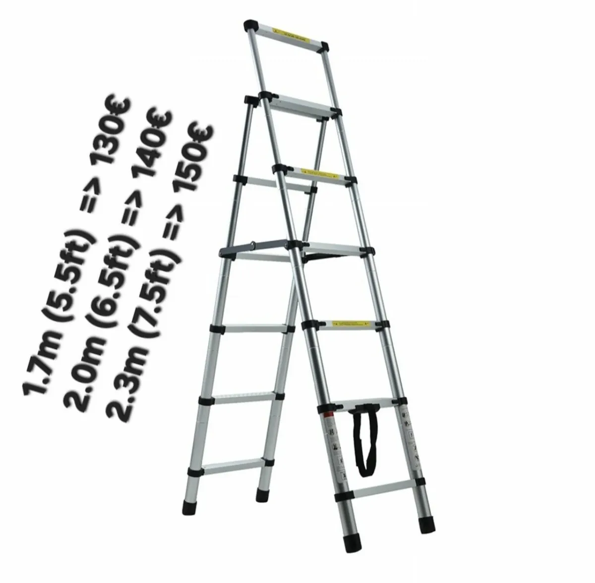 Telescopic Foldable Ladder A Shape - Image 1