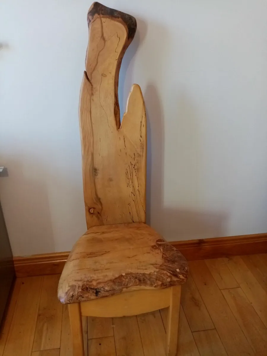 Handcrafted Oak Chair - Image 2