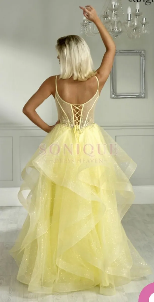 Yellow /Lemon Debs Dress - Image 3
