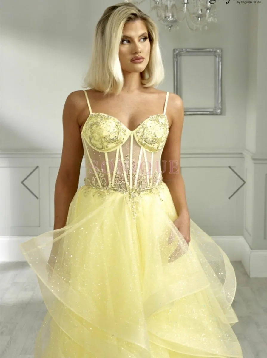 Yellow /Lemon Debs Dress - Image 4