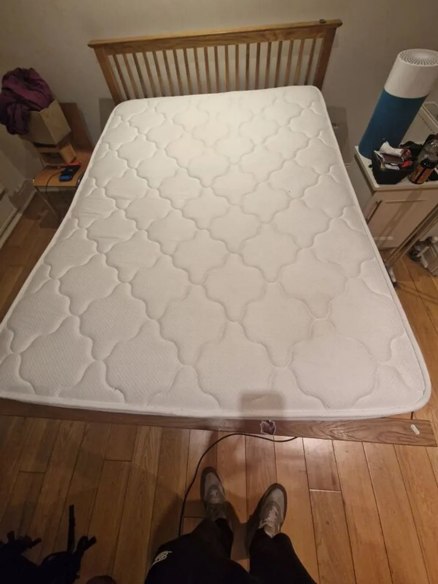 Inofia Double Mattress, COOLMAX Gel Memory Foam Pocket Spring Mattress,Medium Firm Feel,BLACK,Double - Image 2