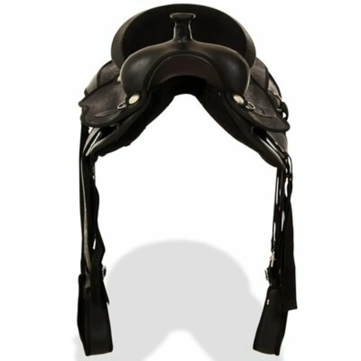 Western Saddle. Headstall&Breast Collar Real Leath - Image 4