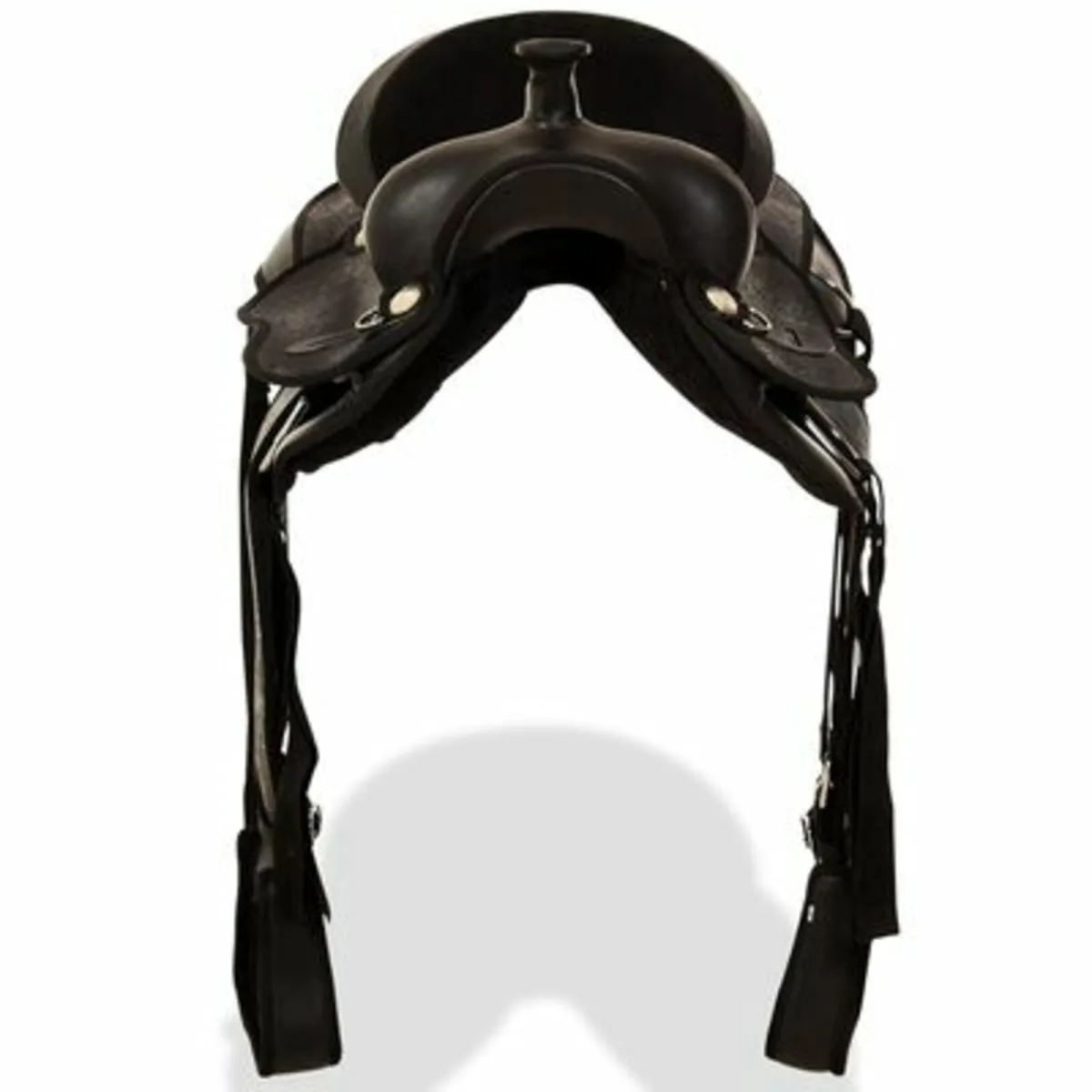 Saddle Headstall&Breast Collar Real Leather 17" - Image 4