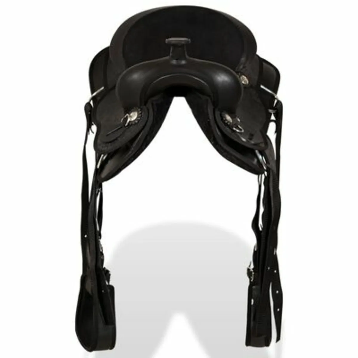 Western Saddle. Headstall&Breast Collar Real Leath - Image 4