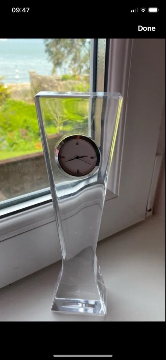 Vintage John Rocha Waterford Crystal Clock - Image 1