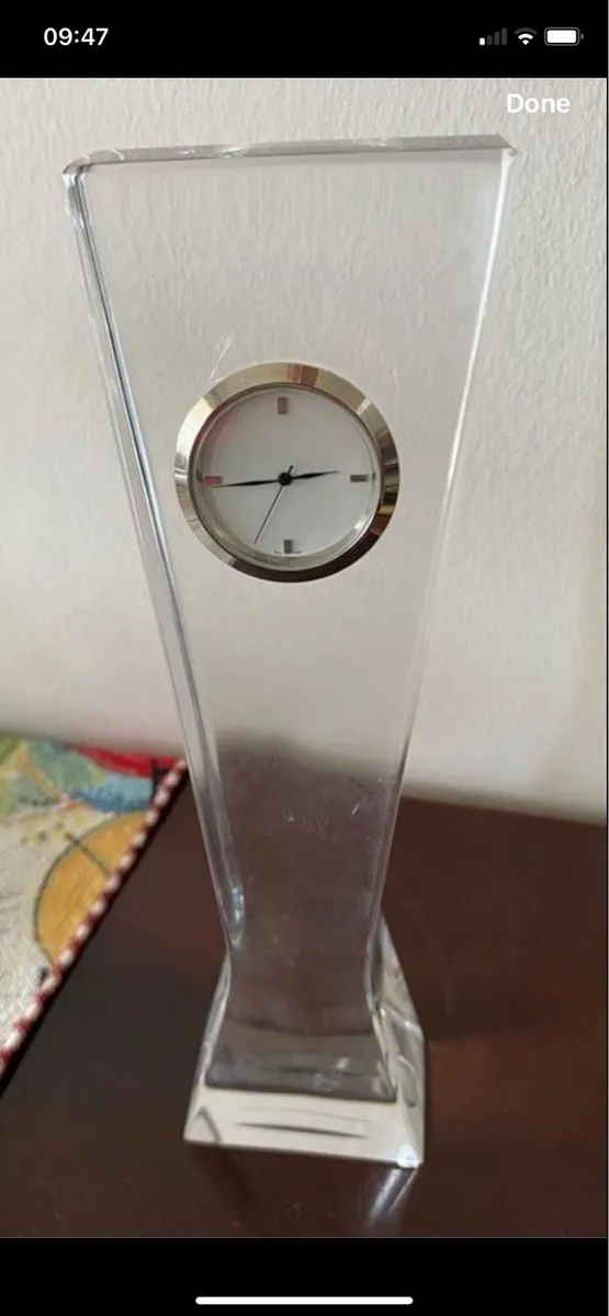 Vintage John Rocha Waterford Crystal Clock - Image 4