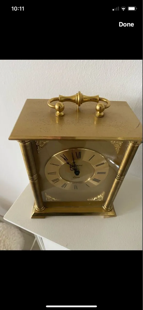 Vintage Heavy Carriage Clock - Image 2