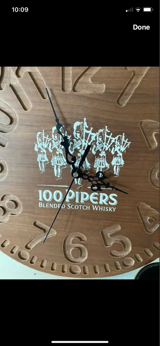 100 Pipers Bar Clock & Dish - Image 2