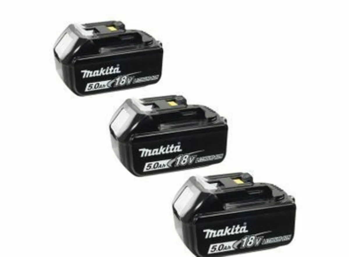 Makita BL1850 18V 5.0Ah LXT Lithium-Ion Battery x3