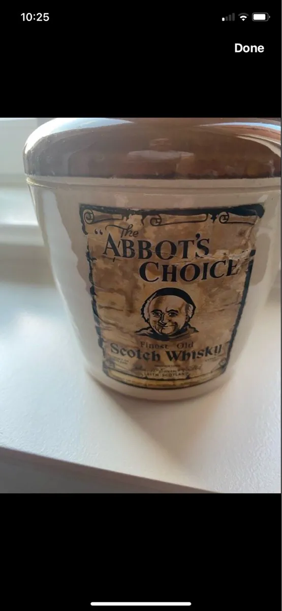 Abbot’s Choice Scotch Whisky Ceramic Crock - Image 2