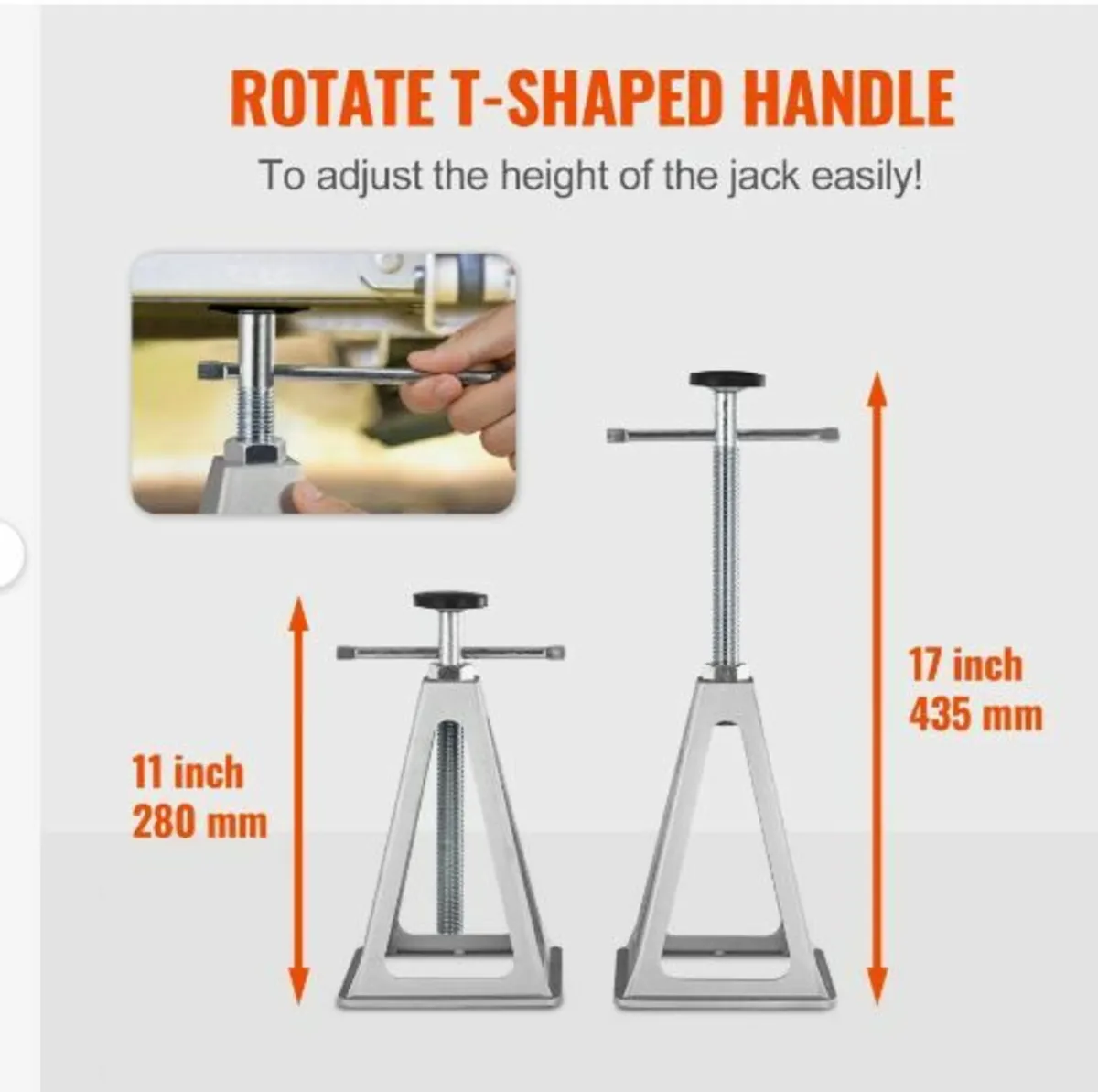 RV Stabilizer Jacks, 4 Pack Aluminum - Image 2