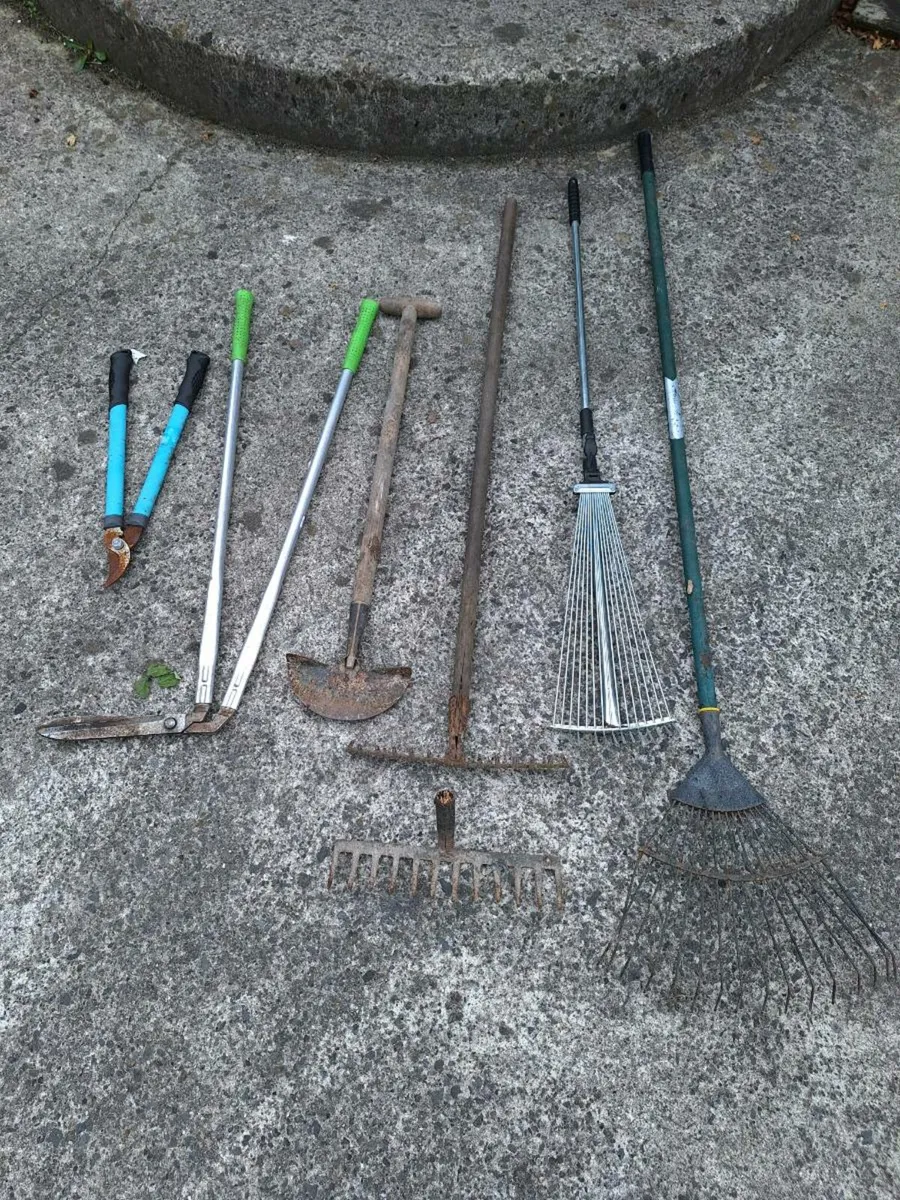 Old garden tools