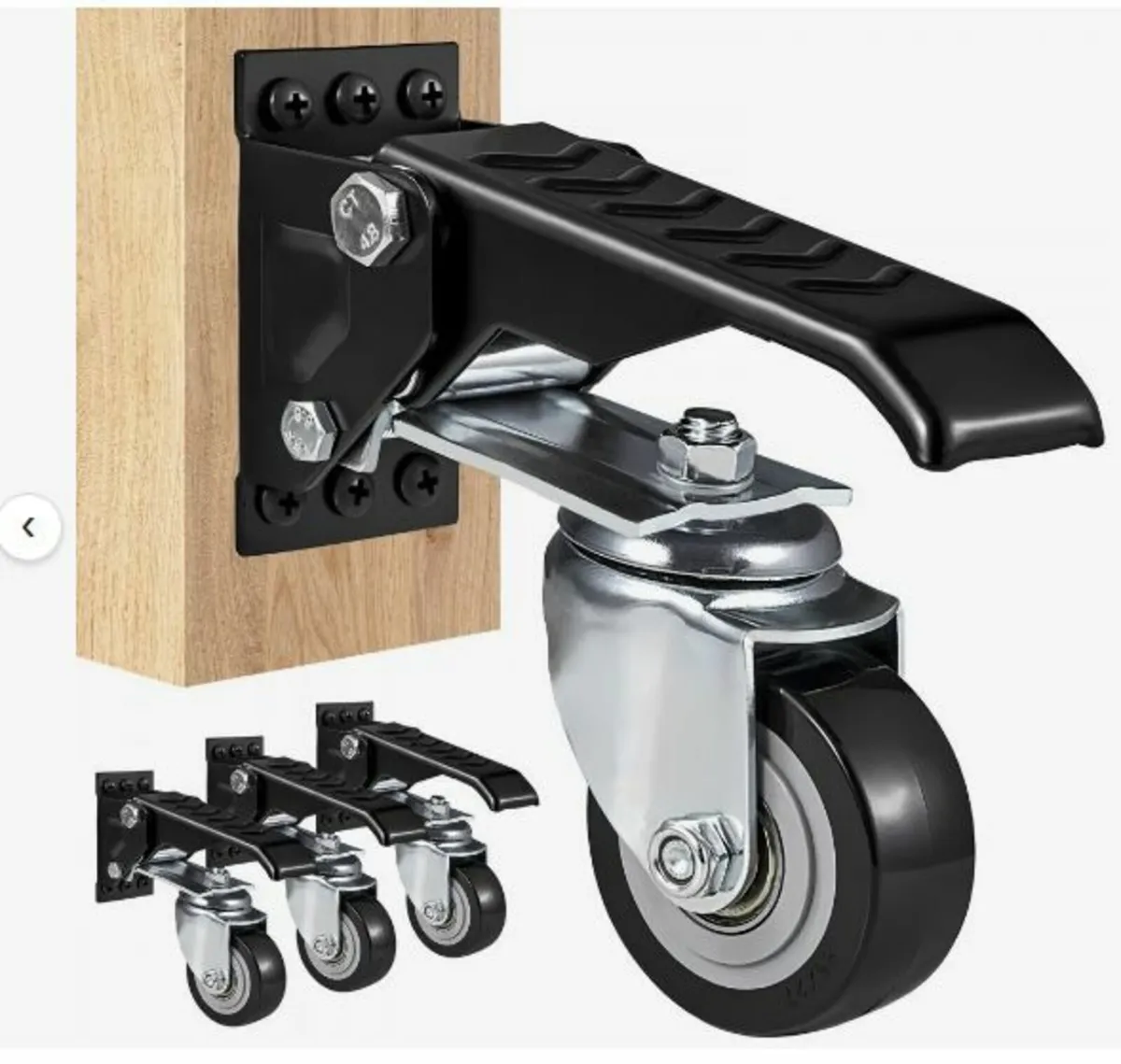 Workbench Caster Wheels, 165 lbs Load Capacity - Image 1