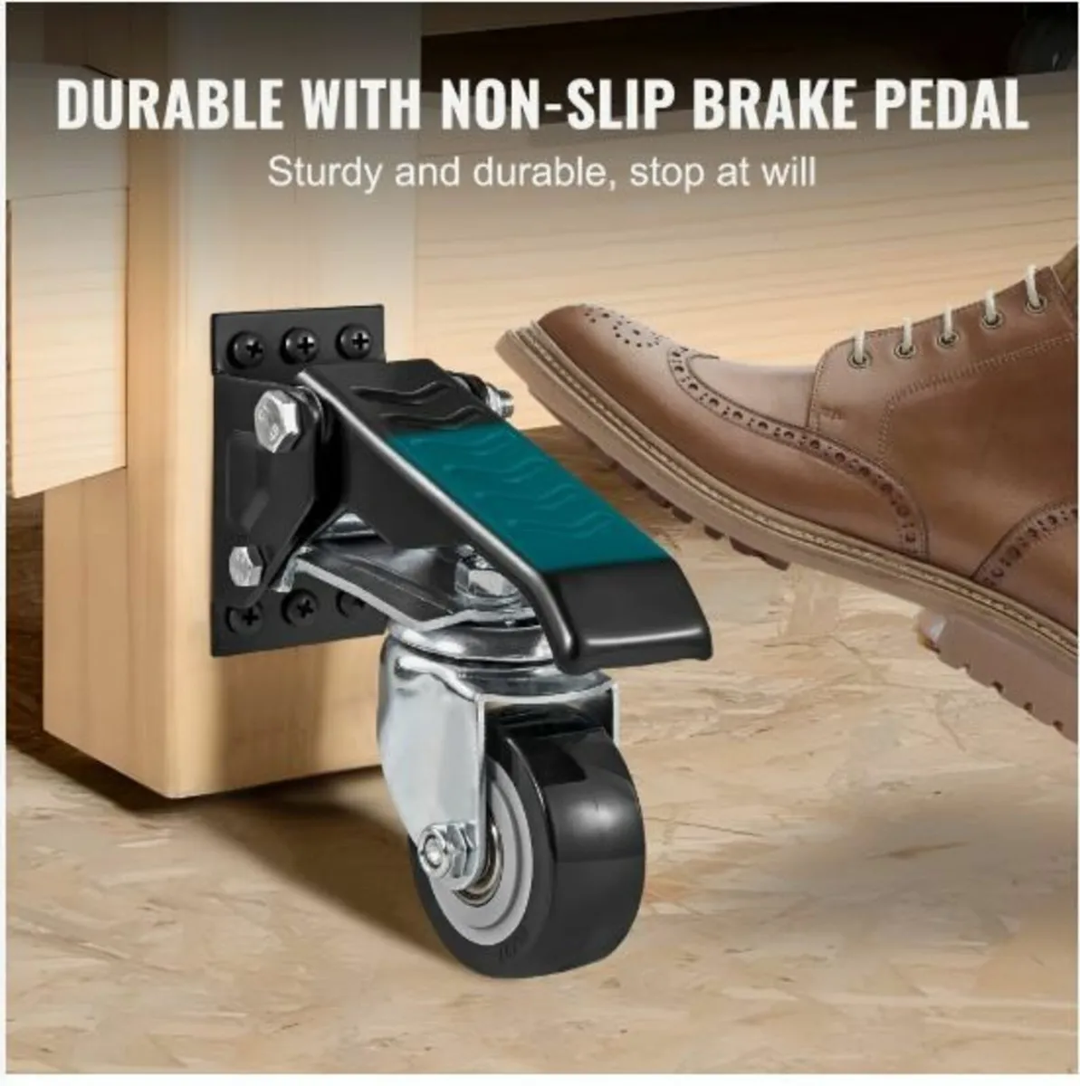 Workbench Caster Wheels, 165 lbs Load Capacity - Image 4