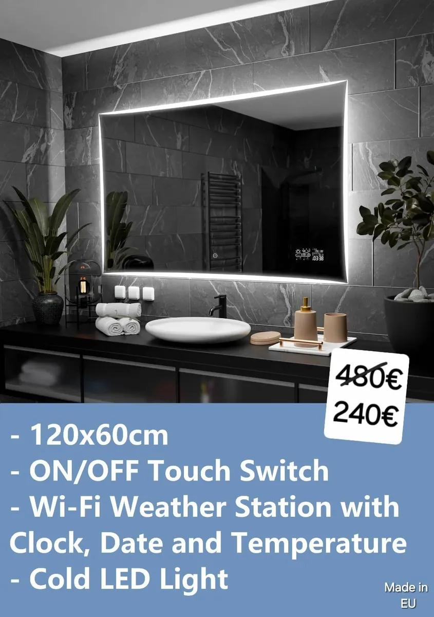 LED Bathroom Mirror - Image 1