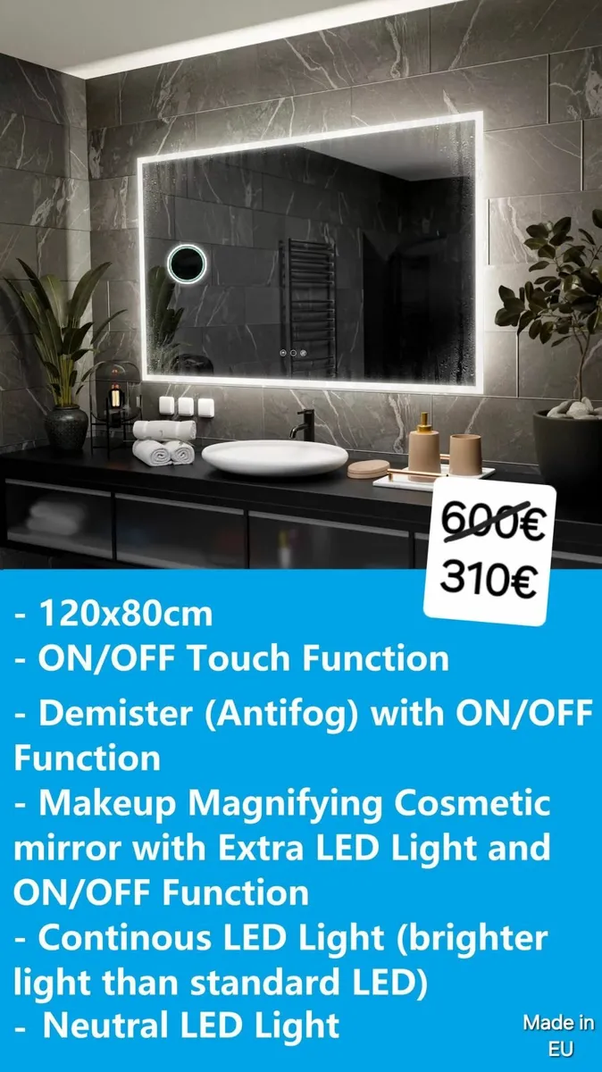 LED Bathroom Mirror - Image 1