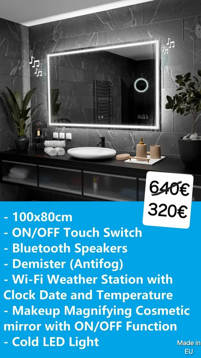 LED Bathroom Mirror - Image 1