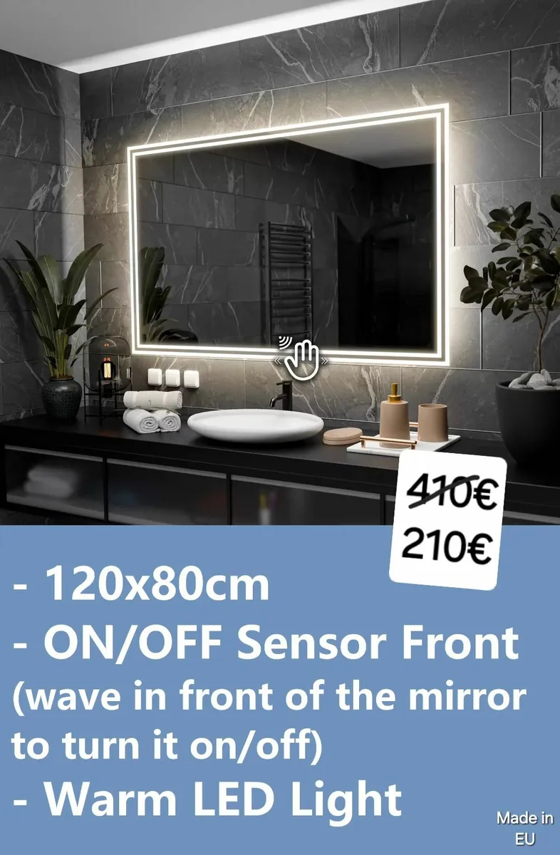 LED Bathroom Mirror - Image 1