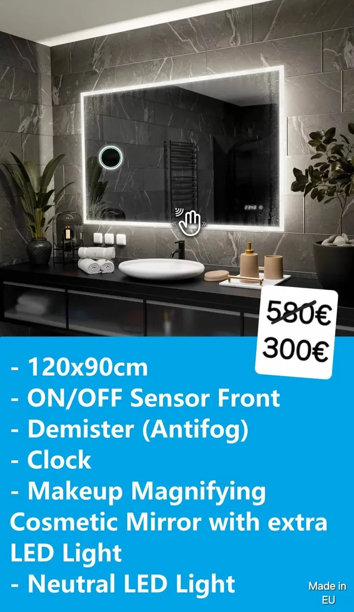 LED Bathroom Mirror - Image 1