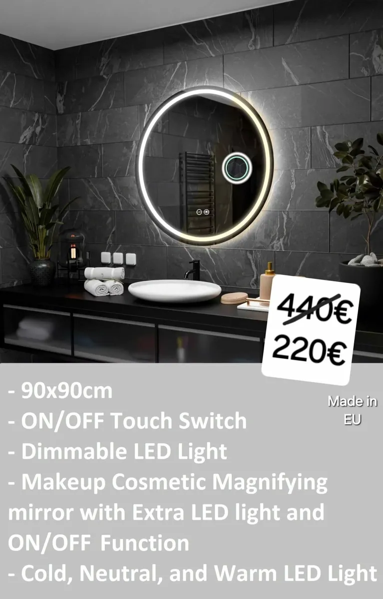 LED Bathroom Mirror - Image 1