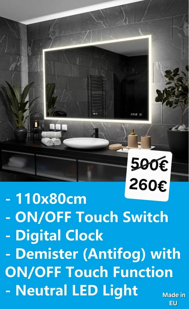 LED Bathroom Mirror - Image 1